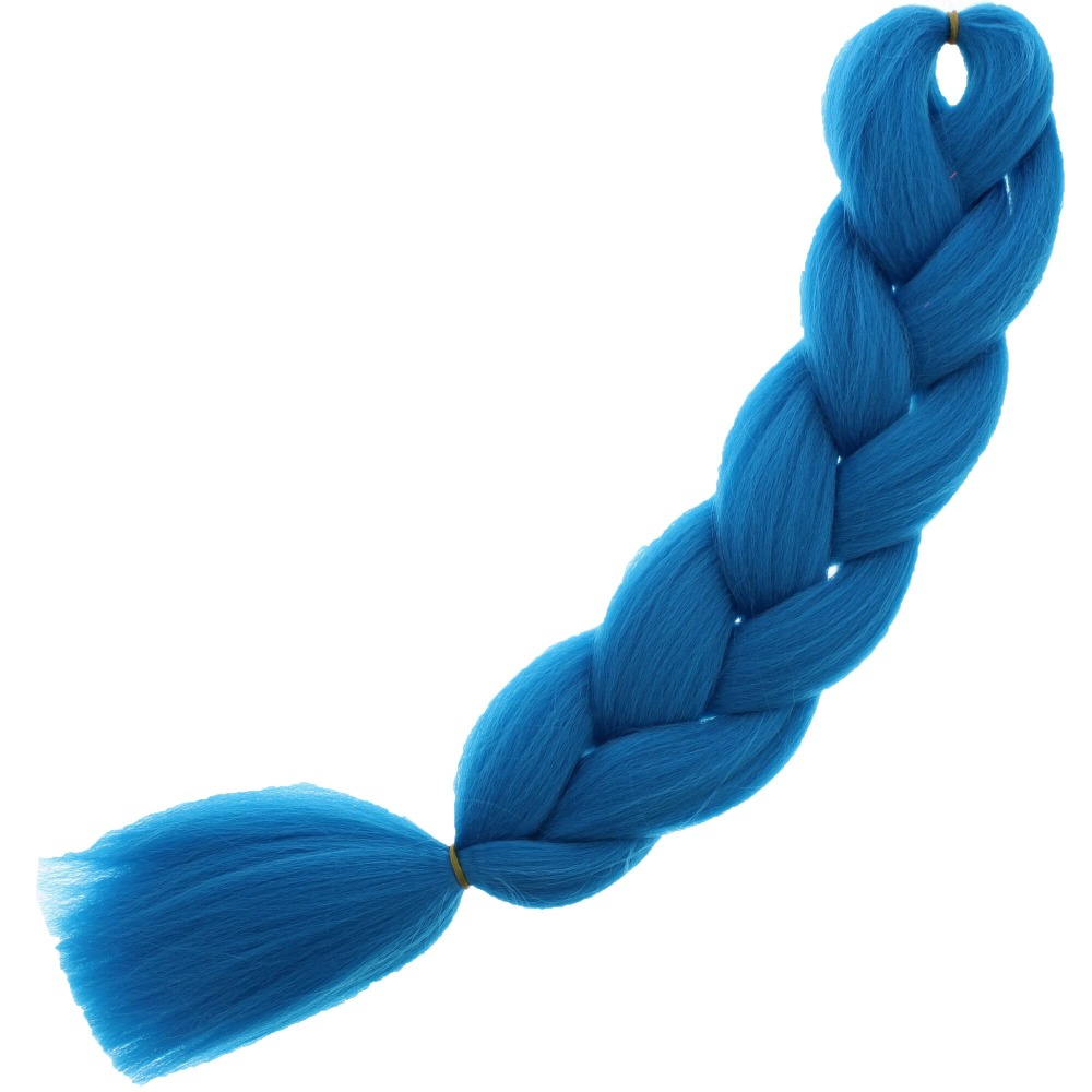 Zac's Alter Ego - 60cm Jumbo Glow in the Dark Twist Braiding Hair extension - Turquoise